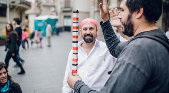 interactieve spelen straatanimatie